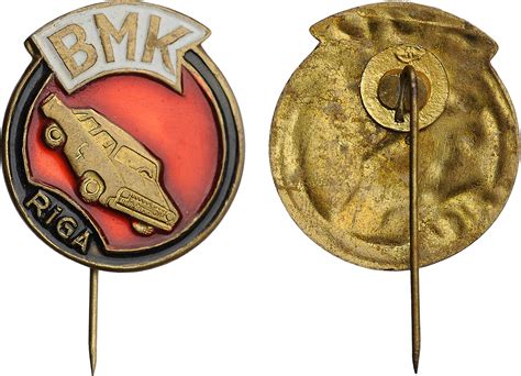 "СССР. Знак Балтийского автомобильного клуба (Рига). Неизвестная ...