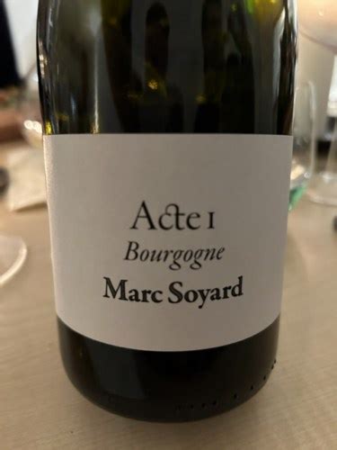 2021 Domaine De La Cras Acte I Bourgogne Vivino US