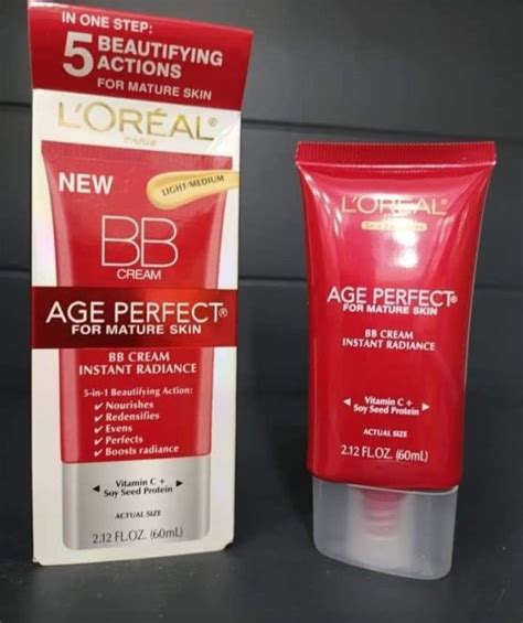 Kem Nền Che Khuyết Điểm Chống Nắng BB Cream Loreal AGE PERFECT INSTANT RADIANCE for mature
