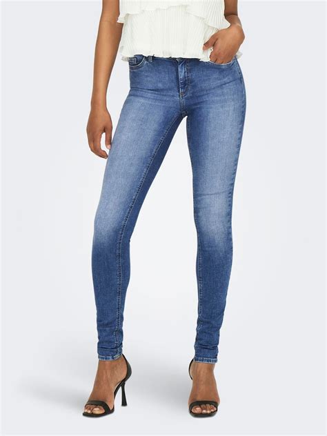 Onlblush Life Mid Skinny Fit Jeans Medium Blue Only®