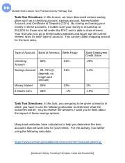 Copy Of Module Nine Lesson Two Pathway Two Activity Docx Module Nine