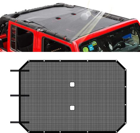 Amazon For Jeep Jk Sunshade Mesh Bikini Top For Wrangler Jk Jku Door Uv Blocker