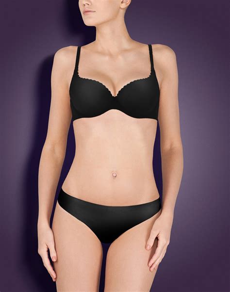 Трусы стринг жен Sirius черный Infinity Lingerie