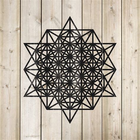 Sacred Geometry Metatron Stencil Reusable Stencils For Painting