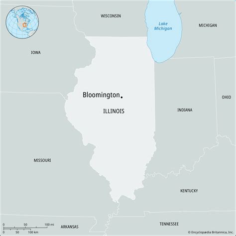 Bloomington | Illinois, Map, History, & Population | Britannica