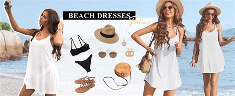 Ai Mage Pareos Strandkleider F R Damen Strandponcho Bademode Sommer Badeanzug Bikini Cover Up