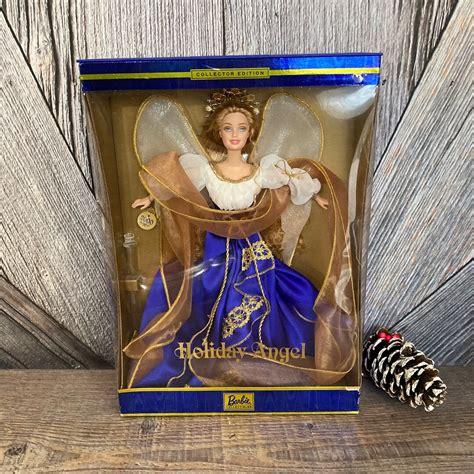 Vintage Holiday Angel Barbie Blonde Hair Mattel Special Edition Christmas
