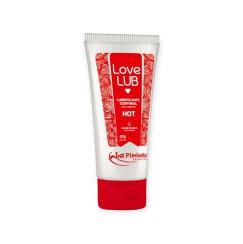 Love Lub Hot 60g Lubrificante Premium Sensação Térmica Lovetoys