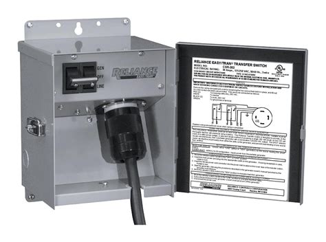 Amazon.com: Reliance Controls CSR202 Easy/Tran Transfer Switch : Patio