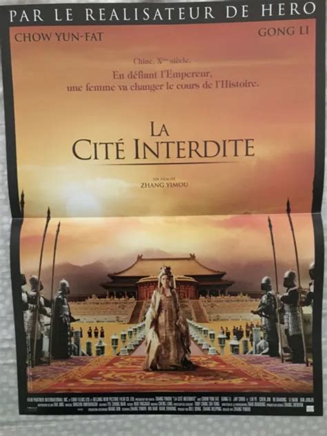 La Cit Interdite Zhang Yimou Chow Yun Fat Gong Li Affiche De Cin Ma