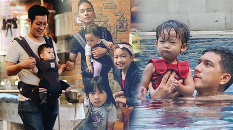 Potret Kedekatan Artis Pria Ini Dengan Anak Balitanya Jadi Hot Daddy Yang Gemesin