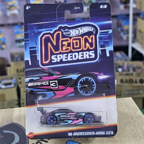 HOT WHEELS MERCEDES AMG GT NEON SPEEDERS EXCLUSIVE SERIES WAVE Shopee Malaysia