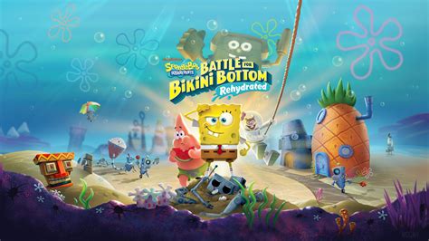 Spongebob Squarepants Battle For Bikini Bottom Rehydrated Video Game Patrick Star Spongebob