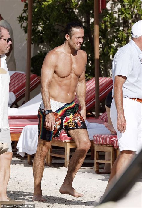 Vogue Williams Shows Off Her Toned Figure In A Bandeau Bikini As She Hits The Beach In St Barts