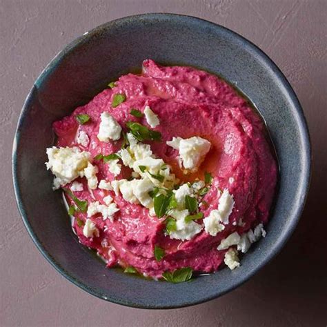 Rote Bete Hummus Rezept ESSEN UND TRINKEN