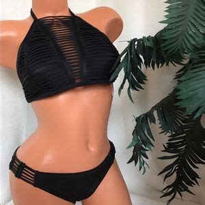 Victoria S Secret Swim Nwt Vs Rare Very Sexy High Neck Matching Bikini Poshmark