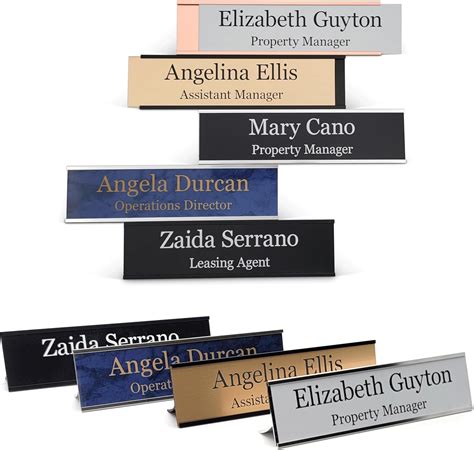 Amazon Engraving International Plastic Name Plate With Wall Or