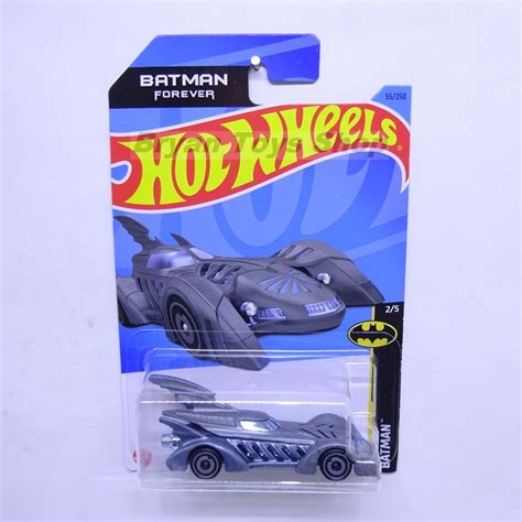 Jual Hot Wheels Batman Forever Batmobile Abu Abu Shopee Indonesia