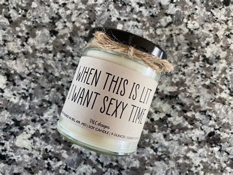 I Want Sexy Time Intimate Candle Sexy Time Candle Soy Candle Funny