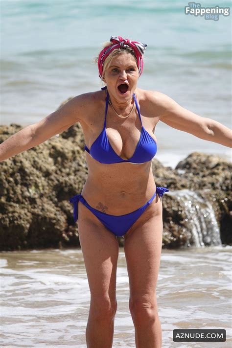 Danniella Westbrook Sizzles In Sexy Blue Bikini On Portuguese Vacation Aznude