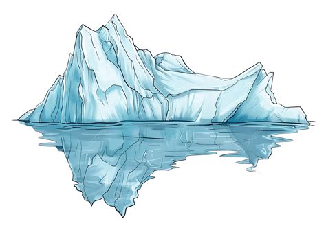 iceberg drawing
