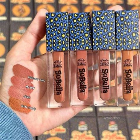 Ready Stock Sobella Lipstick Hot Edition Mommy Csw Kembang Mybff Walinong Sari Nude Teady