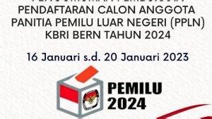 Pendaftaran Ppln Pemilu Tinggal Hari Lagi Berikut Link