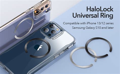 Esr Halolock Universal Magsafe Ring Magnetic Wireless Charging Conversion Kit