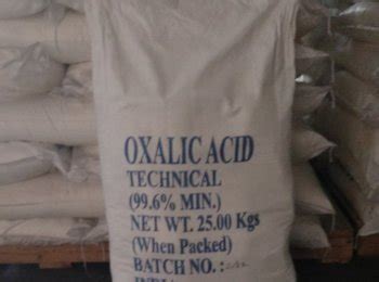 Acido Oxalico Acido Etanodioico Qu Mica Mexibras