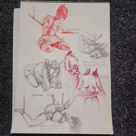 Finished Sketch Page Nudes BDSM Artwork NUDE PICS ORG