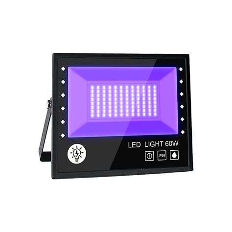 BOSITE LED Schwarzlicht Strahler 60W UV Reverb Deutschland