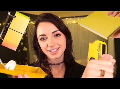 Yellow Asmr Trigger Collection The Asmr Index