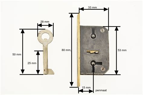 Inbouwslot SL 28 15 Mm Meubelslot Janko S Meubel En Deurbeslag