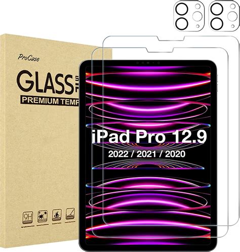 Procase 2 2 Pack Screen Protector For Ipad Pro 12 9 Inch