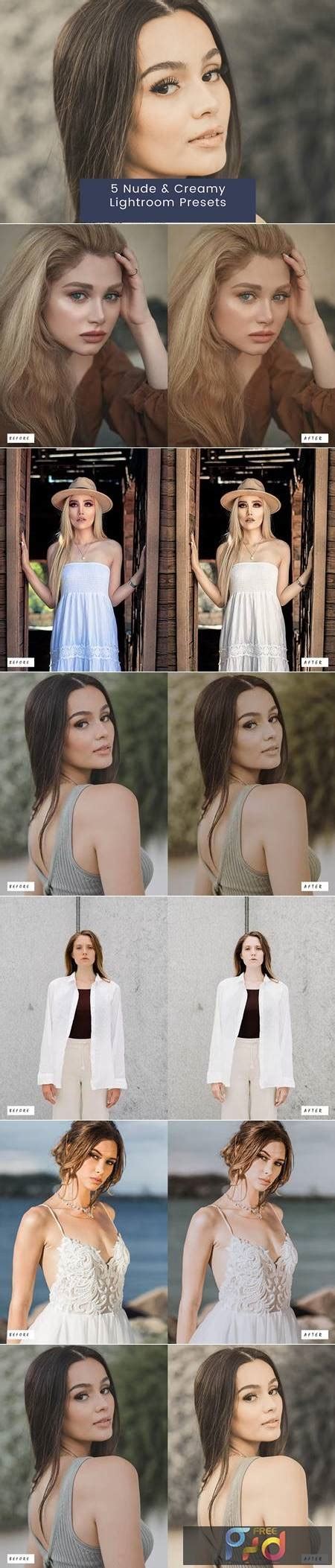 Nude Creamy Lightroom Presets Gdex G Freepsdvn