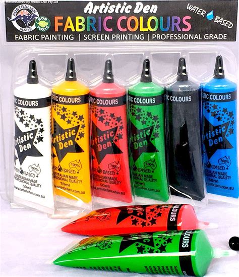 Permanent Fabric Paint Set,Non Toxic Safe for kids,Fabric Paint Supply ...