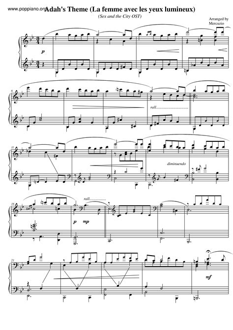 Sex And The City Adah S Theme Pdf