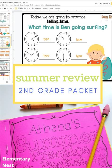 Summer Packet 2nd Grade Summer Review Practice End Of The Year