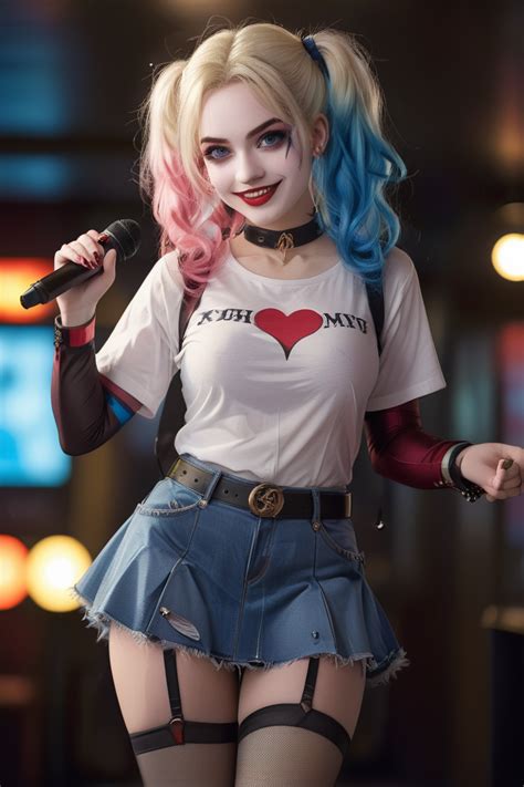 Harley Quinn Singing By Franpoisonivy On Deviantart