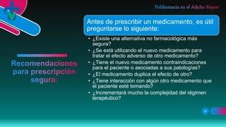 Polifarmacia En El Adulto Mayor Pptx