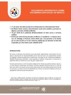 Documento Informativo Sobre Discriminaci N Documento Informativo