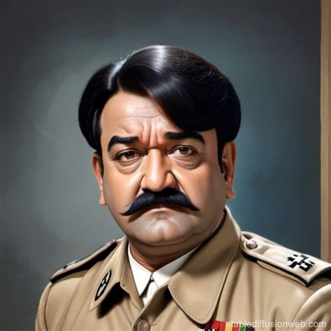 Mohanlal As Adolf Hitler In Real Life Prompts Stable Diffusion Online