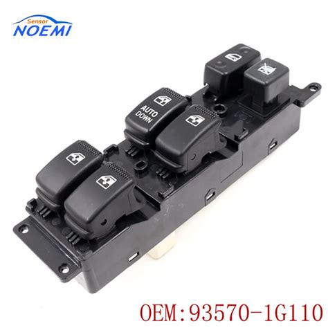 Yaopei New G Pins Front Left Power Window Master Switch For