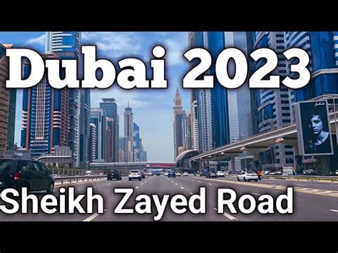 Dubai Drive 4k Sheikh Zayed Road 2023 YouTube