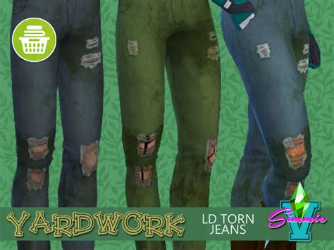 Simmiev Ld Torn Jeans The Sims 4 Catalog