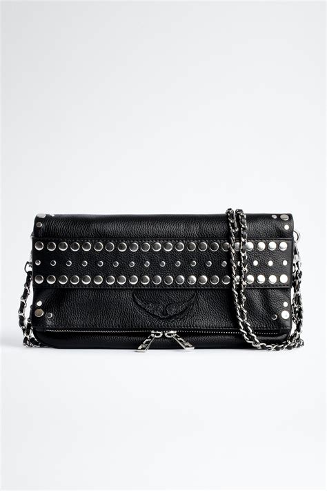 Pochette Rock Studs Outline Zadig Voltaire En Coloris Noir Lyst