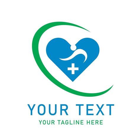 healthcare medical logo design template  clinics  vector art