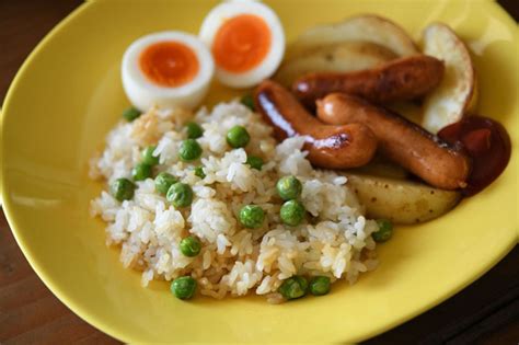 バター醤油のグリーンピース混ぜご飯のレシピ：白ごはんcom