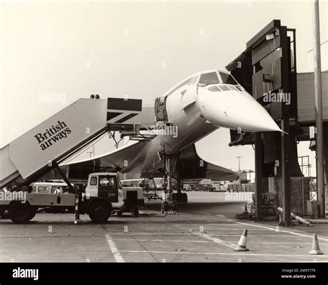 Concorde Flugzeug Britisch Airways Fotos Und Bildmaterial In Hoher