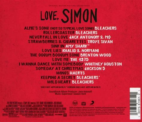 Arriba 96 Foto Love Simon Original Motion Picture Soundtrack Canciones El último